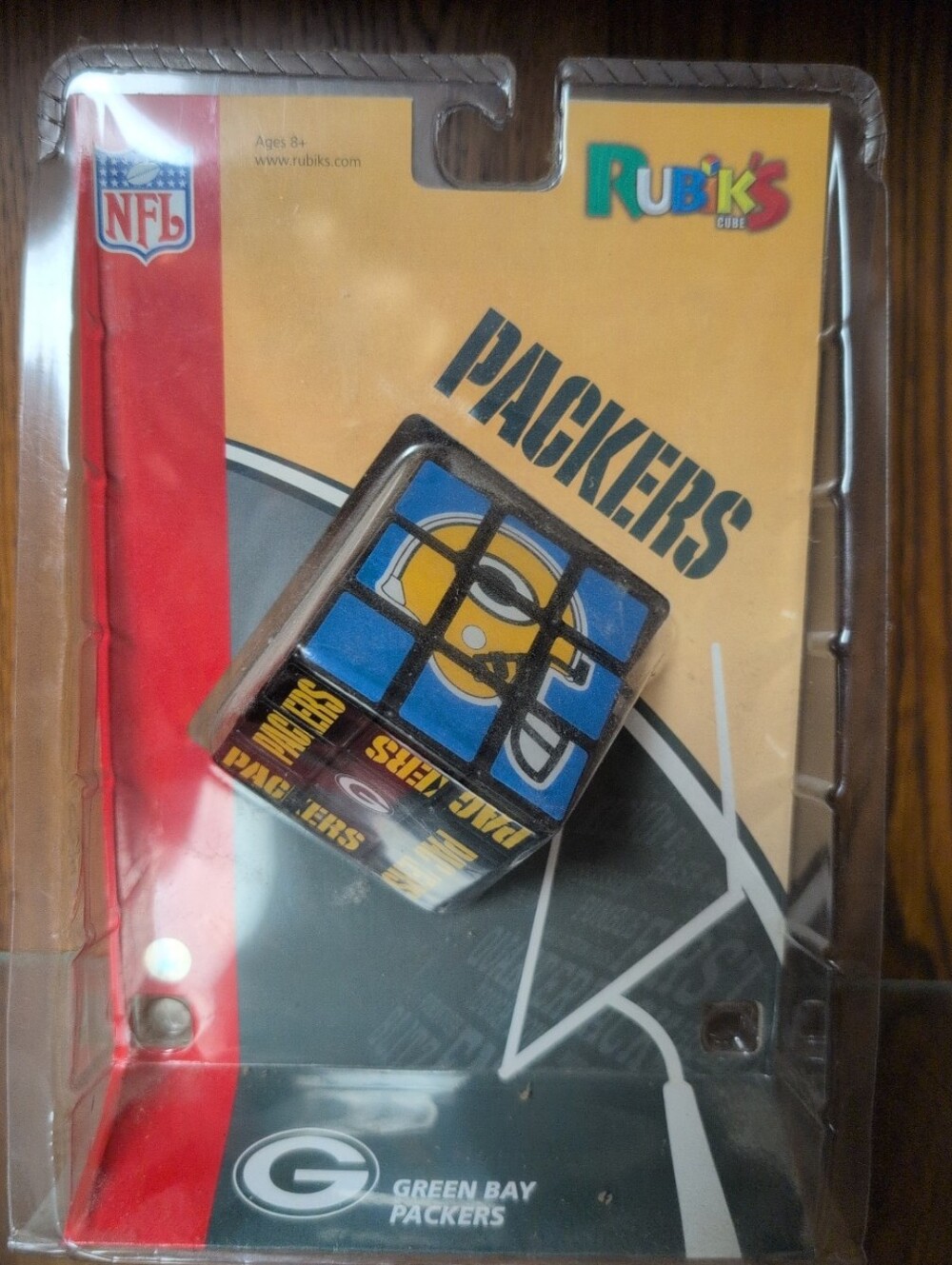 Green Bay Packers NFL Rubik's Cube - SEALED 2006